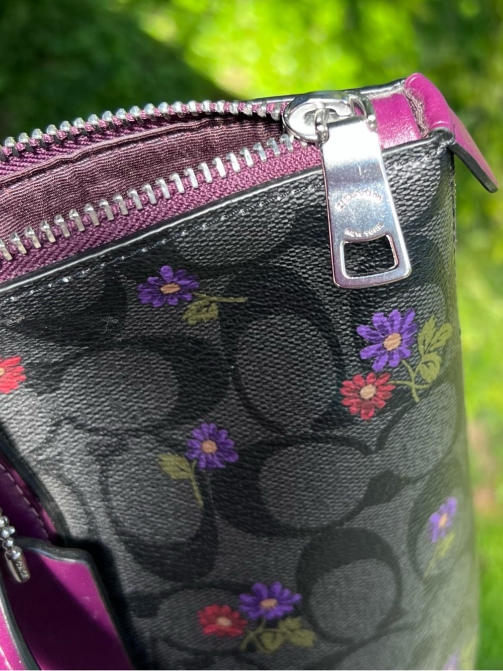 COACH Gallery Tote Limited Edition Country Floral Print AUTHENTIC - Picture 7 of 11